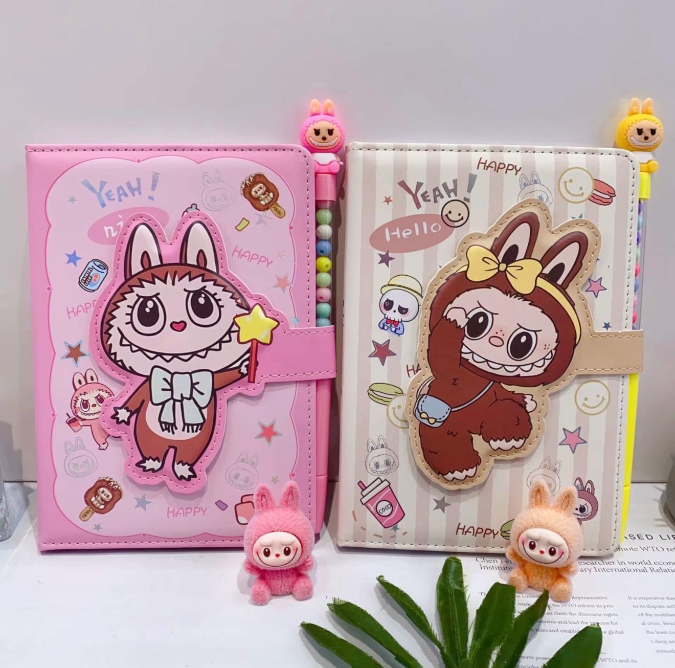 Labubu Stationery Gift Set Kawaii Journal, Pen & Gift Box