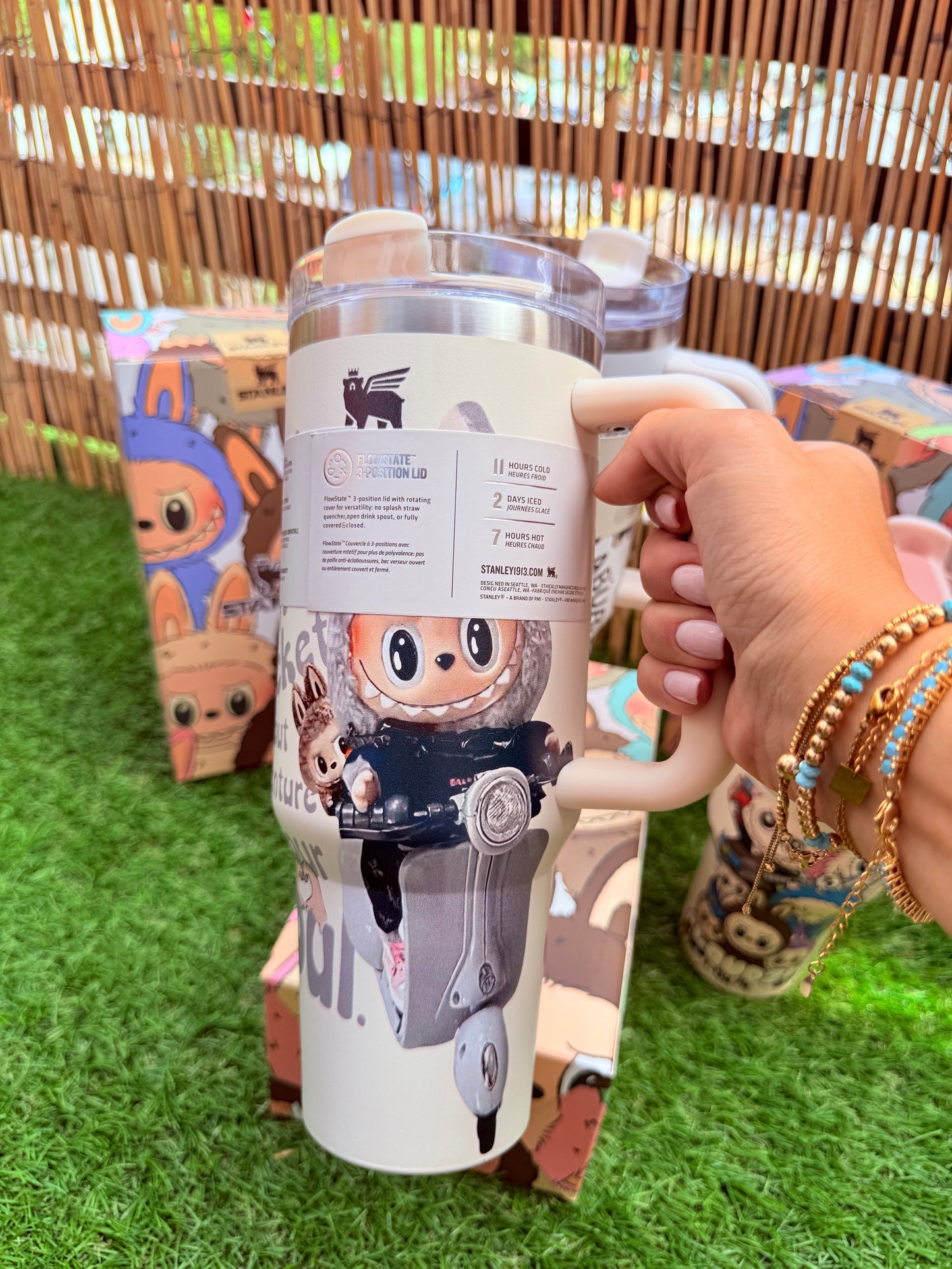 Labubu Stanley Custom 40oz Tumbler: THE MONSTERS Collector's Edition