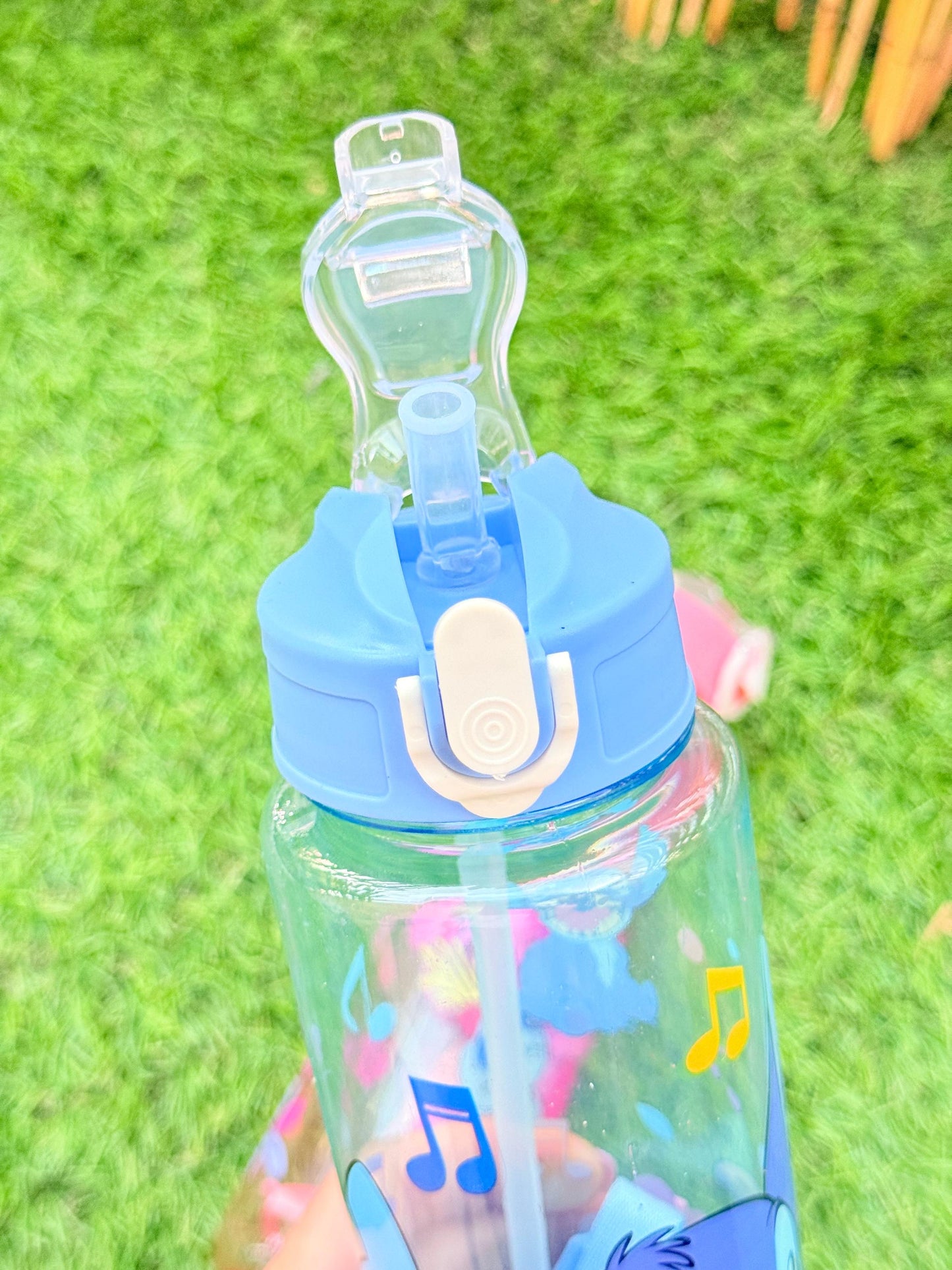 Stitch Kawaii Water Bottle: 650ml Leakproof Anime Drinkware