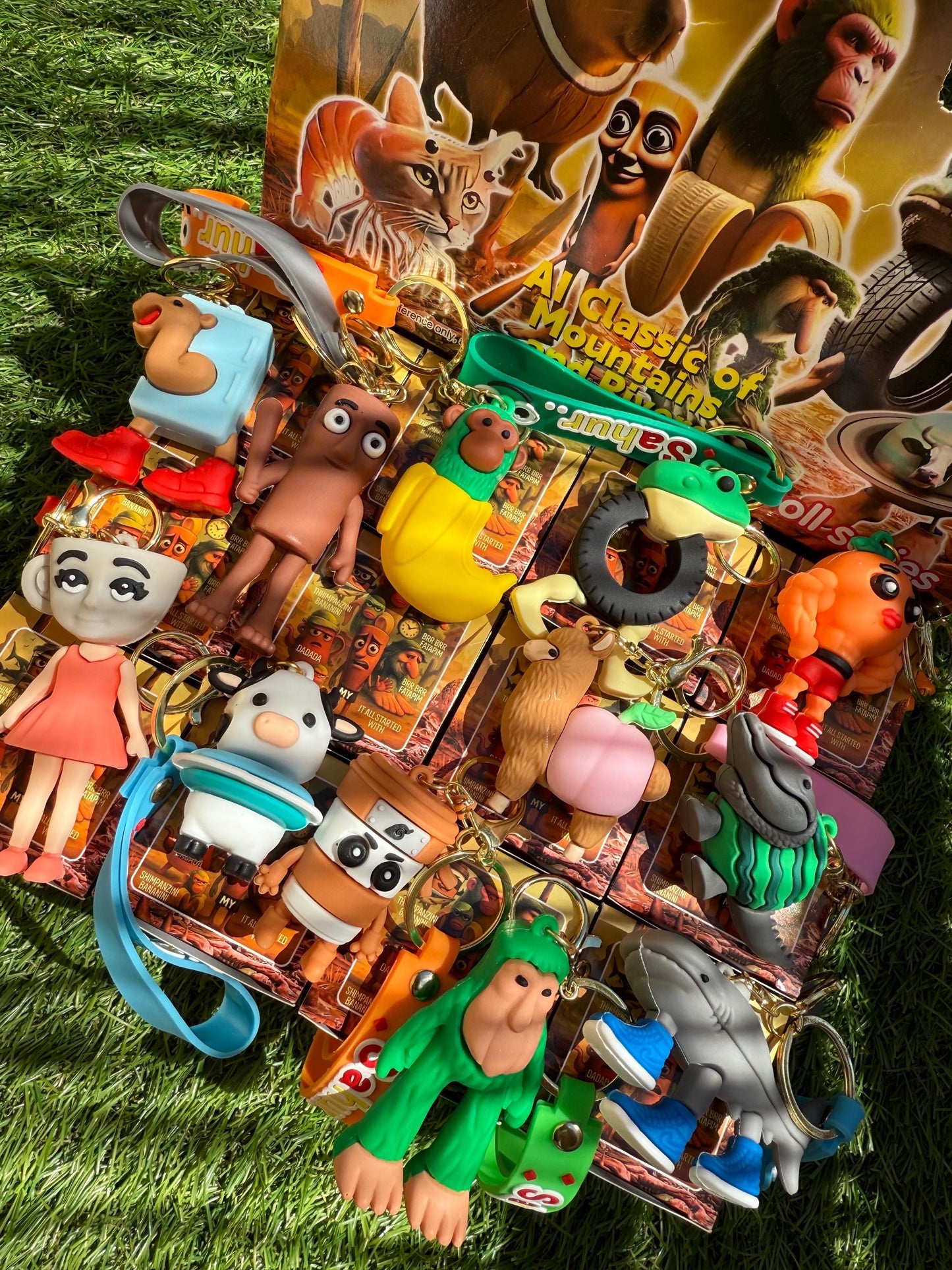 Italian Brainrot Figure Keyring Blind Box (Pack of 1)