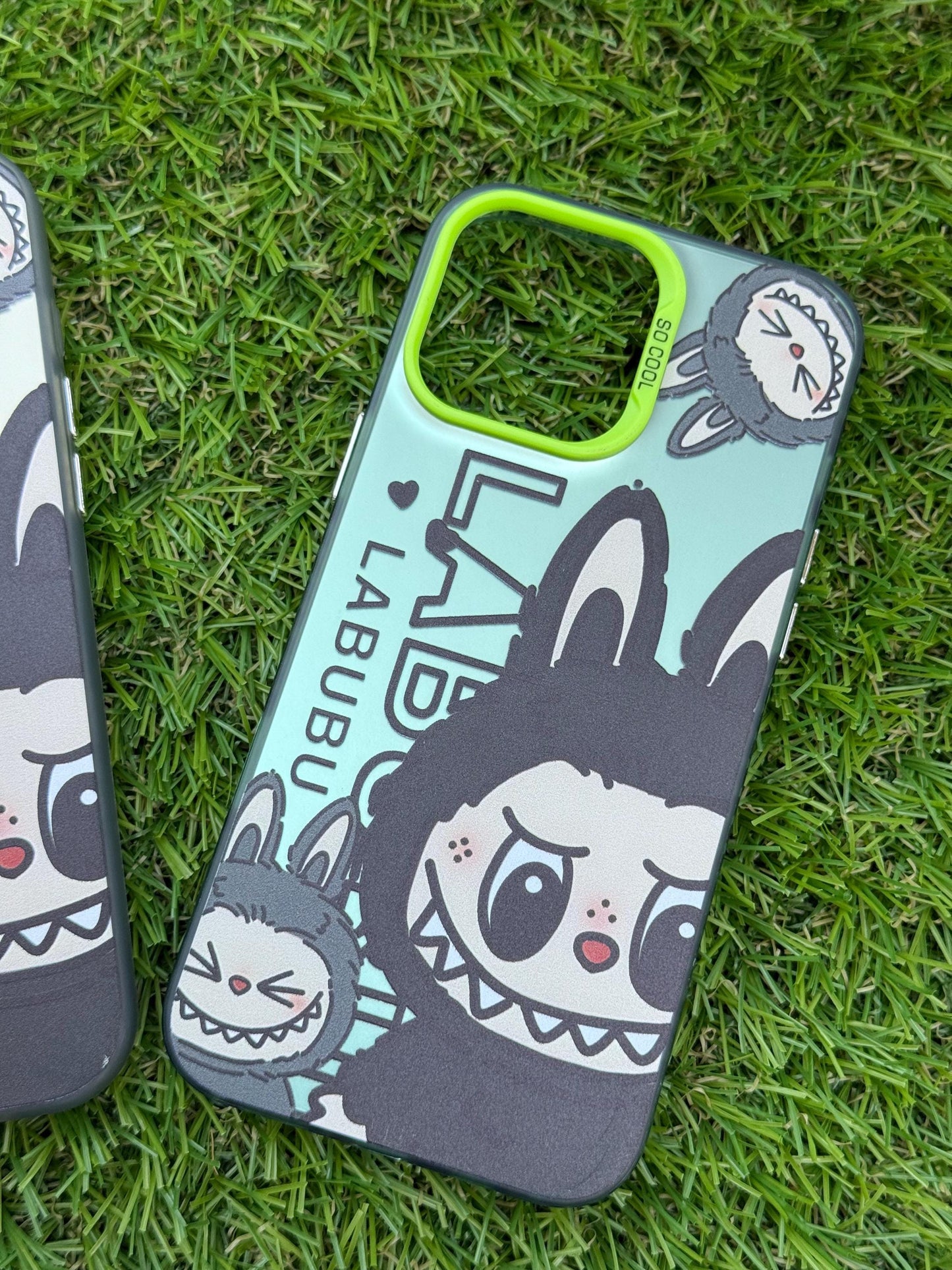 Labubu Phone Case for iPhone 16 Pro MAX– THE MONSTERS Clear Cover – Cute Cartoon Bunny