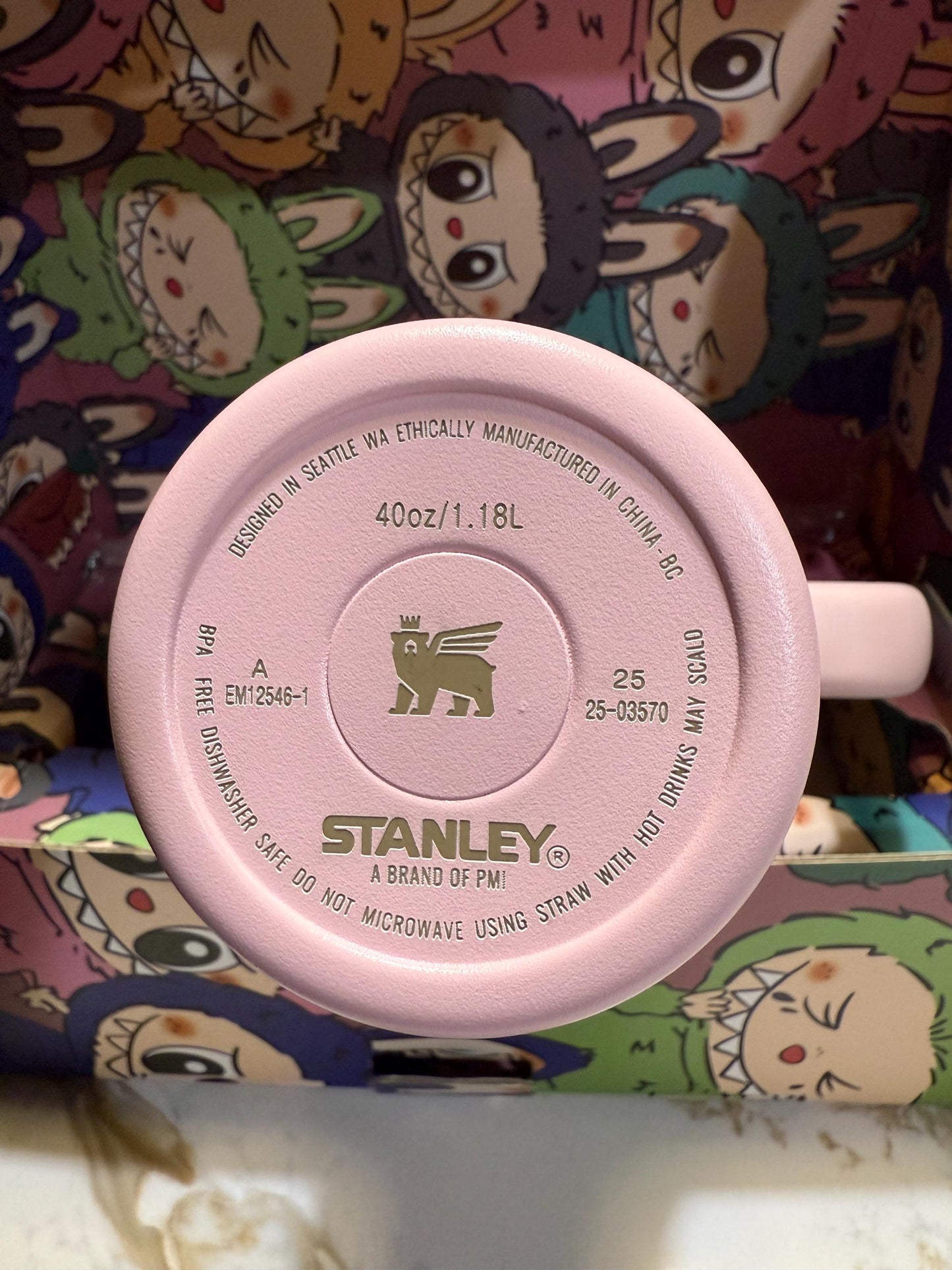 THE MONSTERS “Labubu” Stanley Quencher H2.0 Tumbler – 40oz