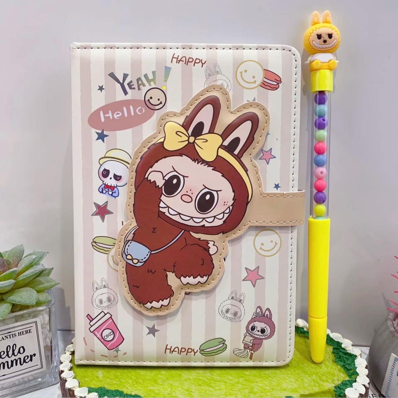 Labubu Stationery Gift Set Kawaii Journal, Pen & Gift Box