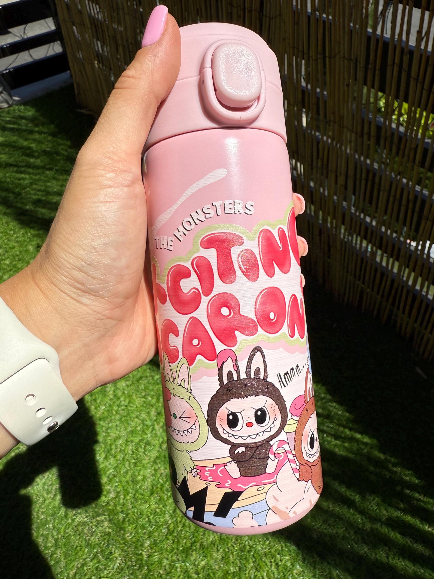 Labubu Thermos: 500ml Kawaii Insulated Water Bottle