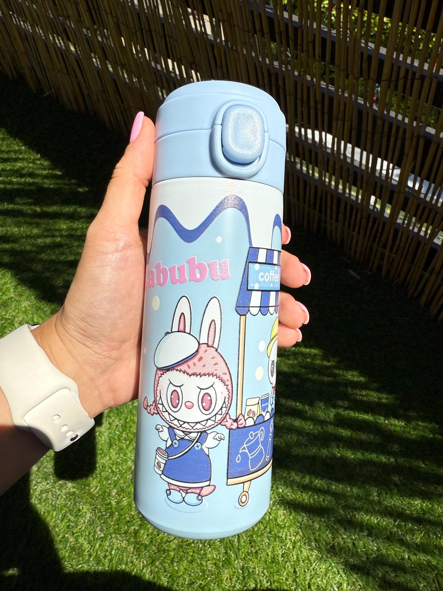Labubu Thermos: 500ml Kawaii Insulated Water Bottle