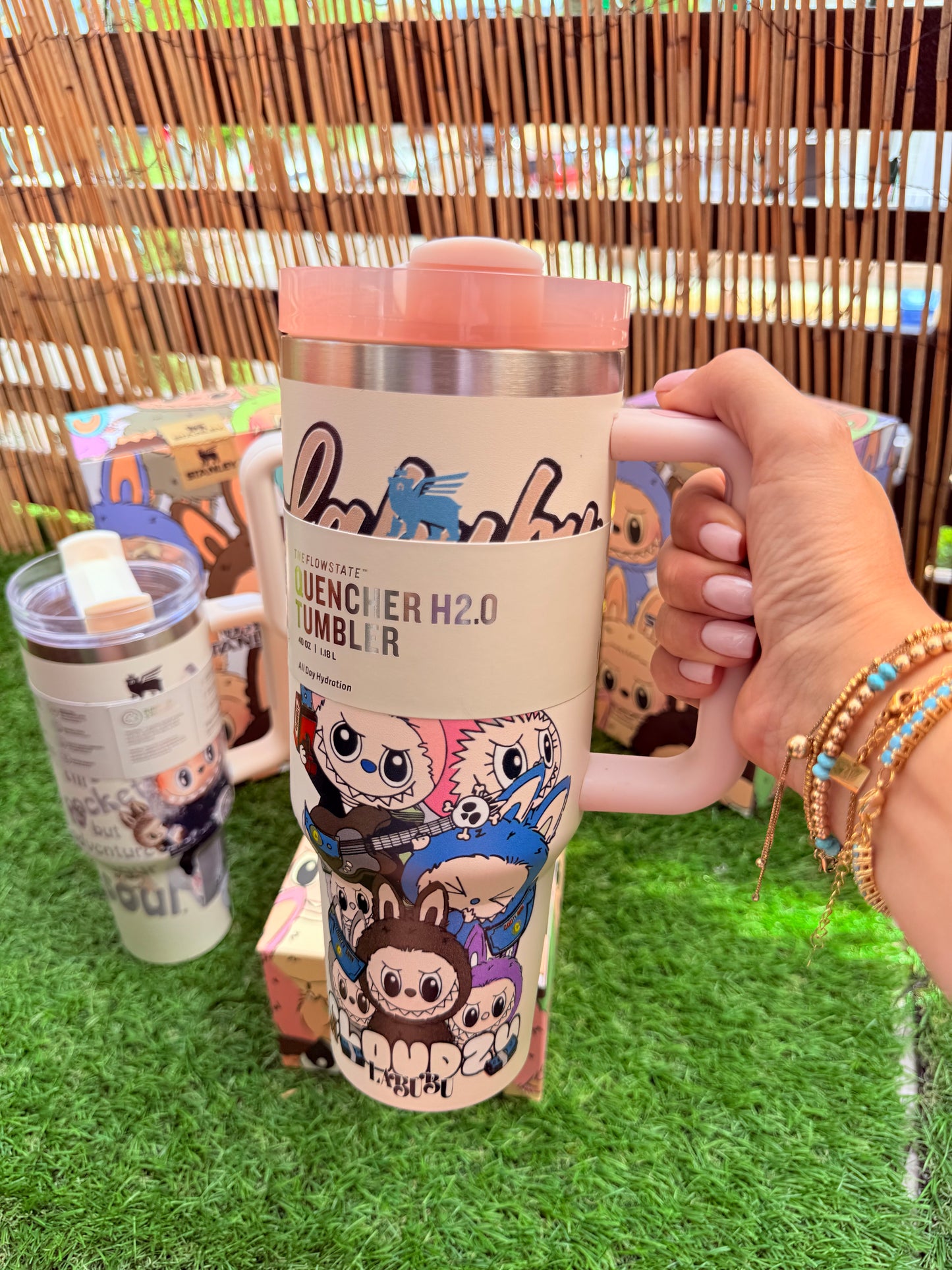 Labubu Stanley Custom 40oz Tumbler: THE MONSTERS Collector's Edition