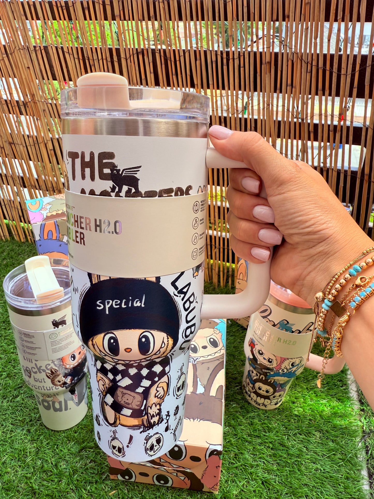 Labubu Stanley Custom 40oz Tumbler: THE MONSTERS Collector's Edition
