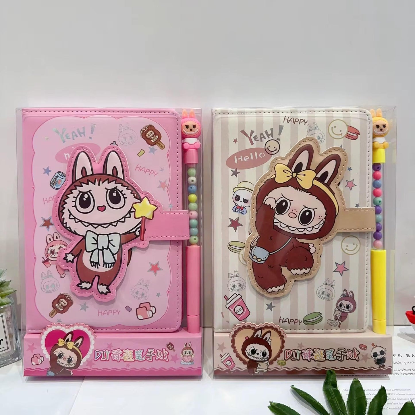 Labubu Stationery Gift Set Kawaii Journal, Pen & Gift Box