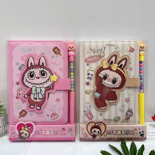 Labubu Stationery Gift Set Kawaii Journal, Pen & Gift Box