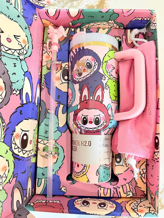 THE MONSTERS “Labubu” Stanley Quencher H2.0 Tumbler – 40oz