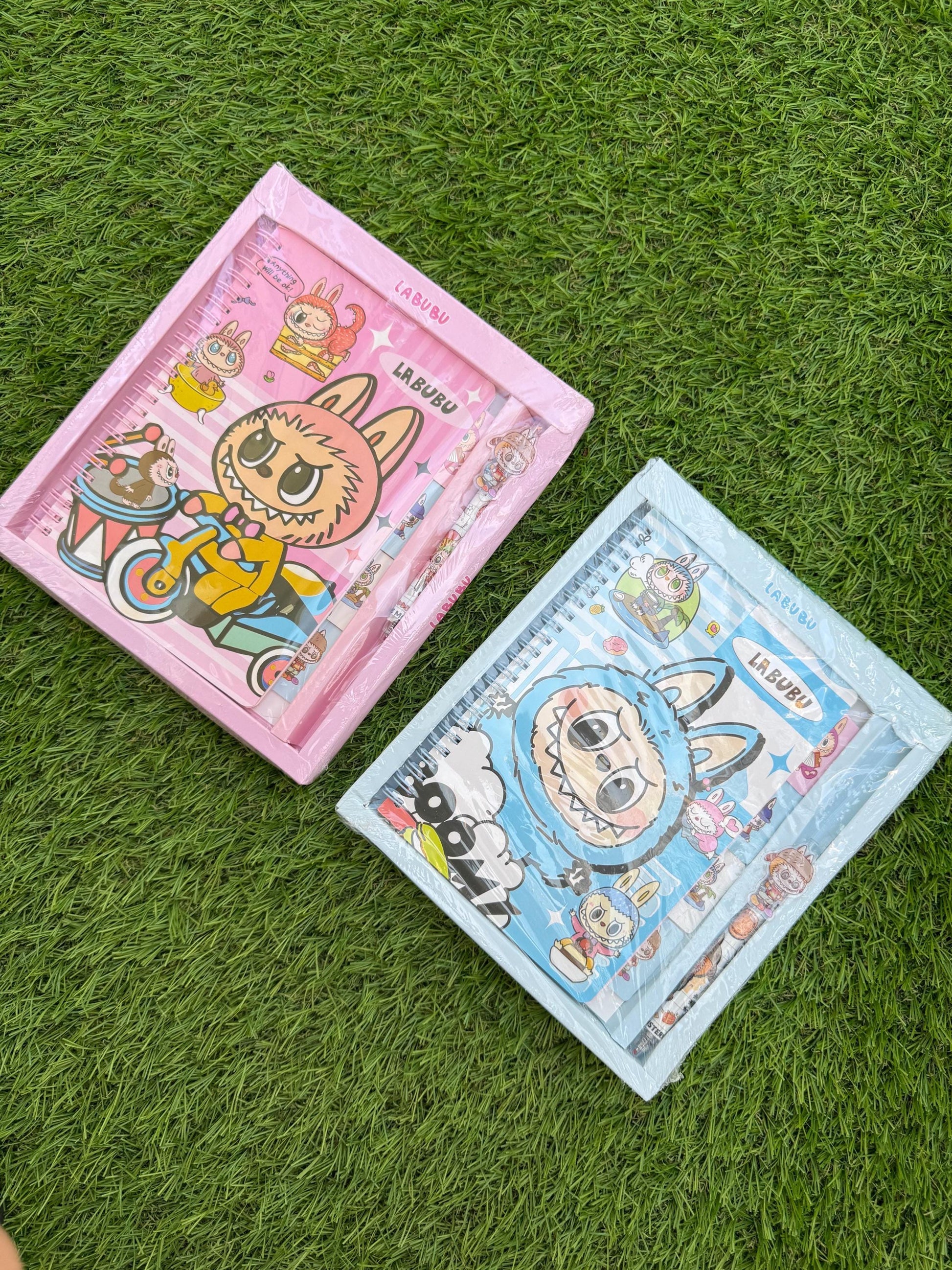Labubu Notebook and Pen Gift Set: Kawaii Stationery Box