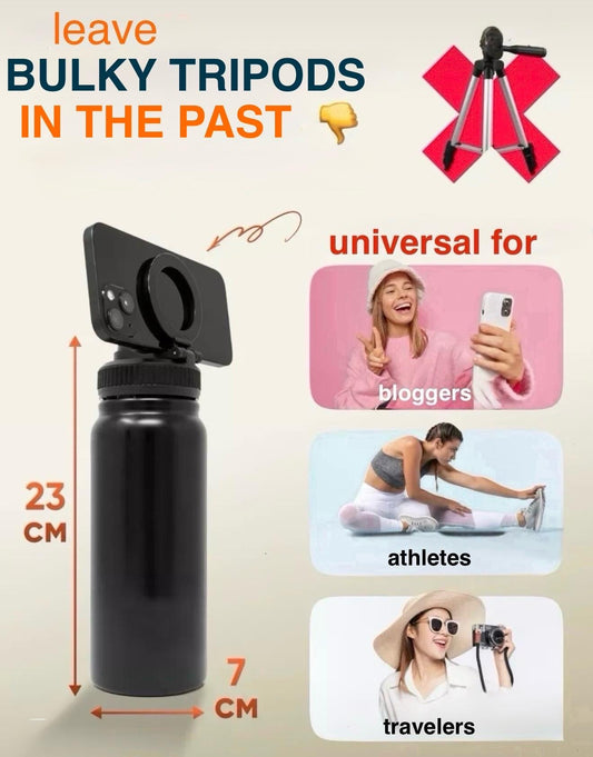 MagSafe Water Bottle: Stainless Steel Insulated Sports Flask