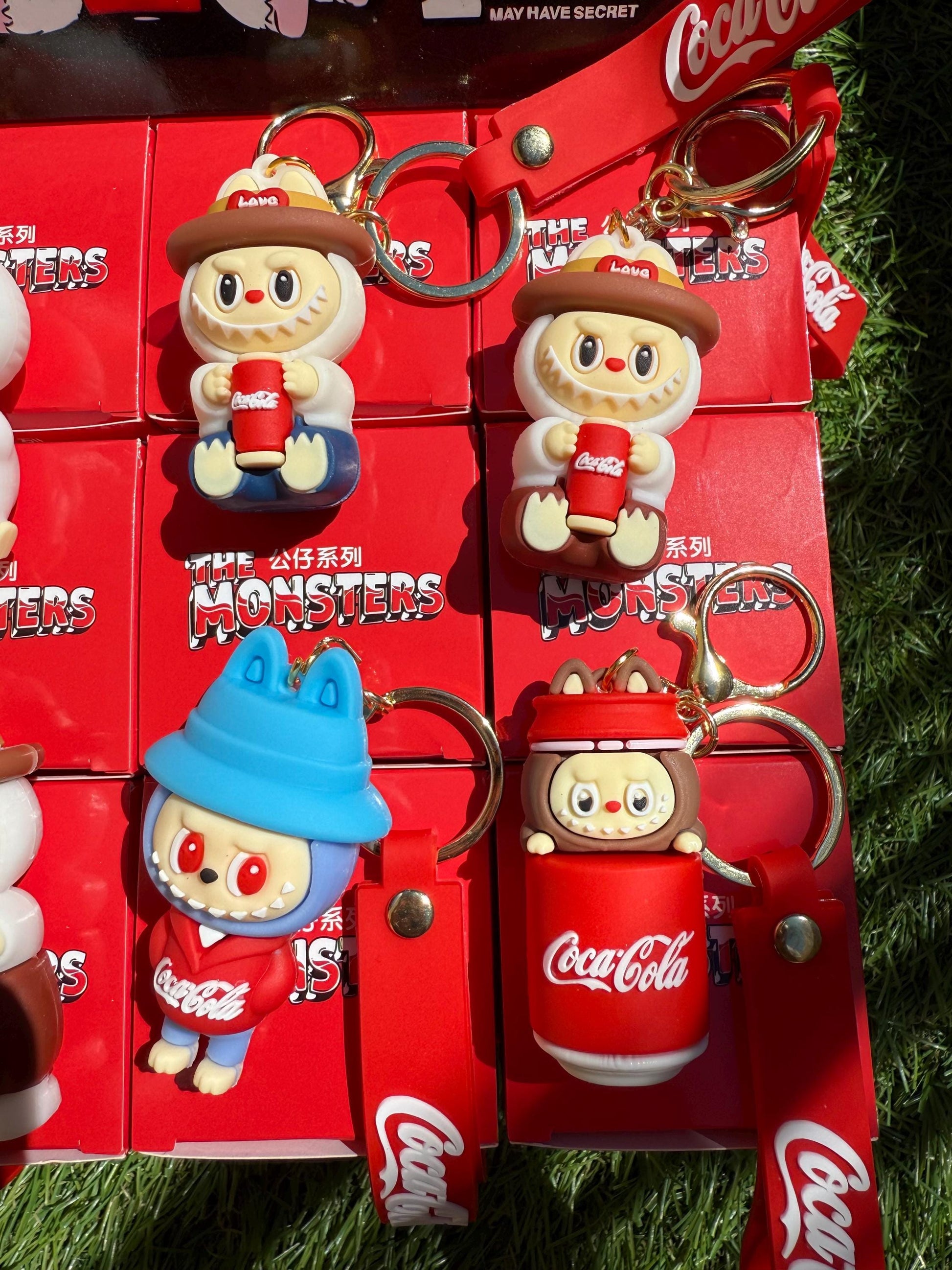Labubu x Coca-Cola Keychain: Cola Series vinyl Blind Box (Pack of 1)