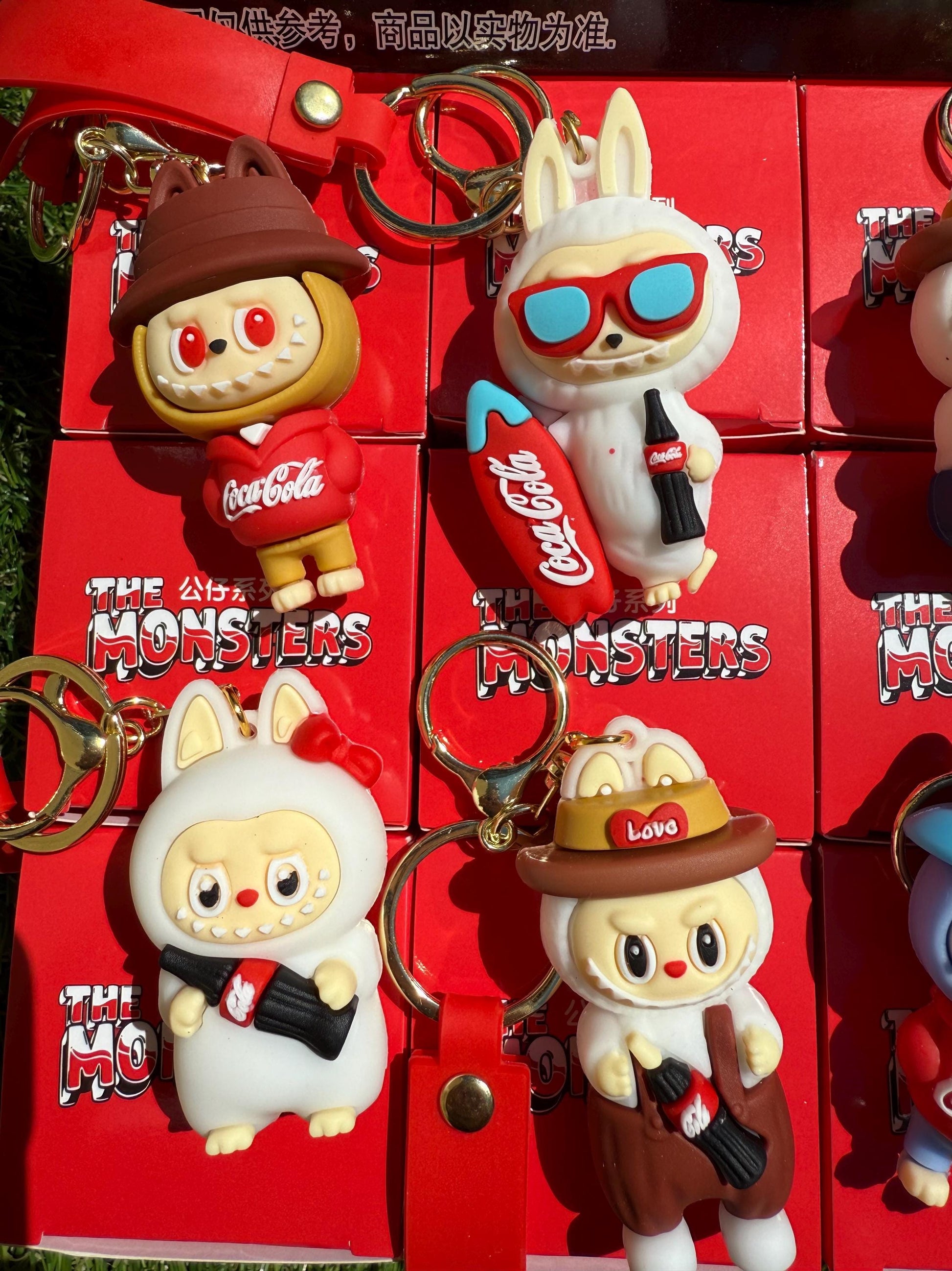 Labubu x Coca-Cola Keychain: Cola Series vinyl Blind Box (Pack of 1)
