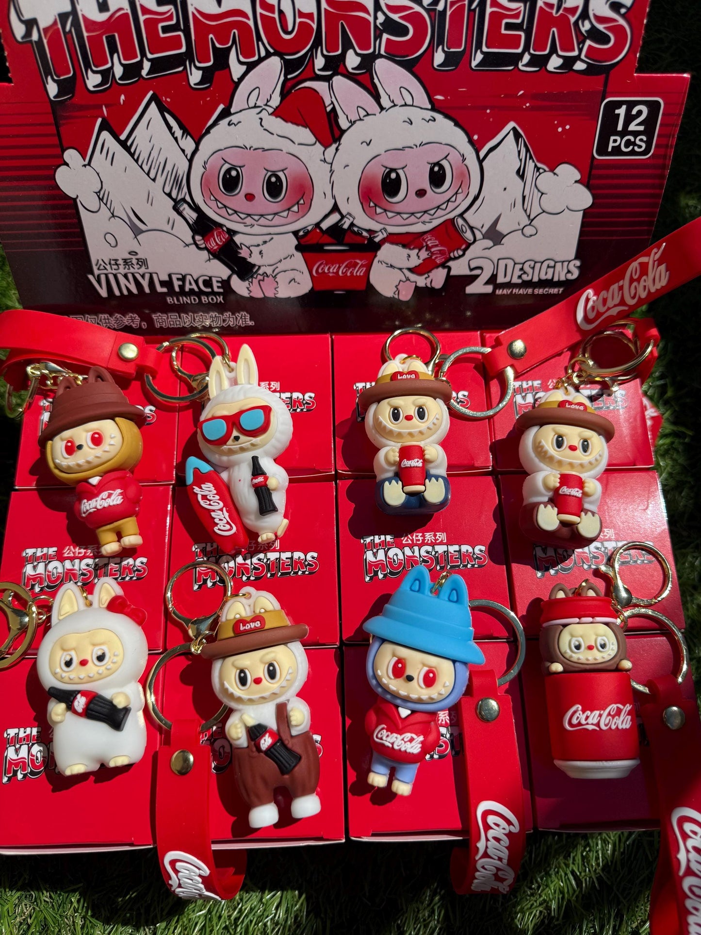 Labubu x Coca-Cola Keychain: Cola Series vinyl Blind Box (Pack of 1)
