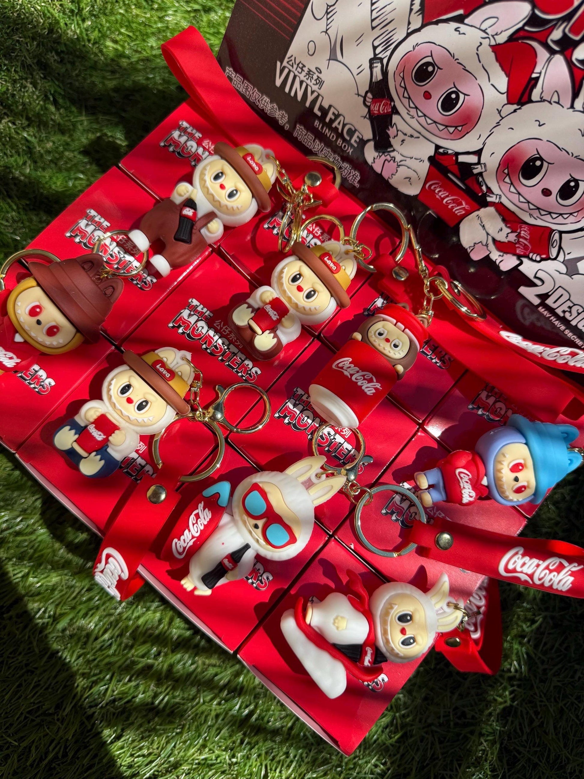 Labubu x Coca-Cola Keychain: Cola Series vinyl Blind Box (Pack of 1)