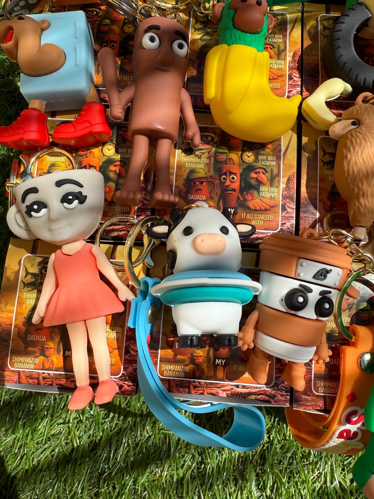 Italian Brainrot Figure Keyring Blind Box (Pack of 1)