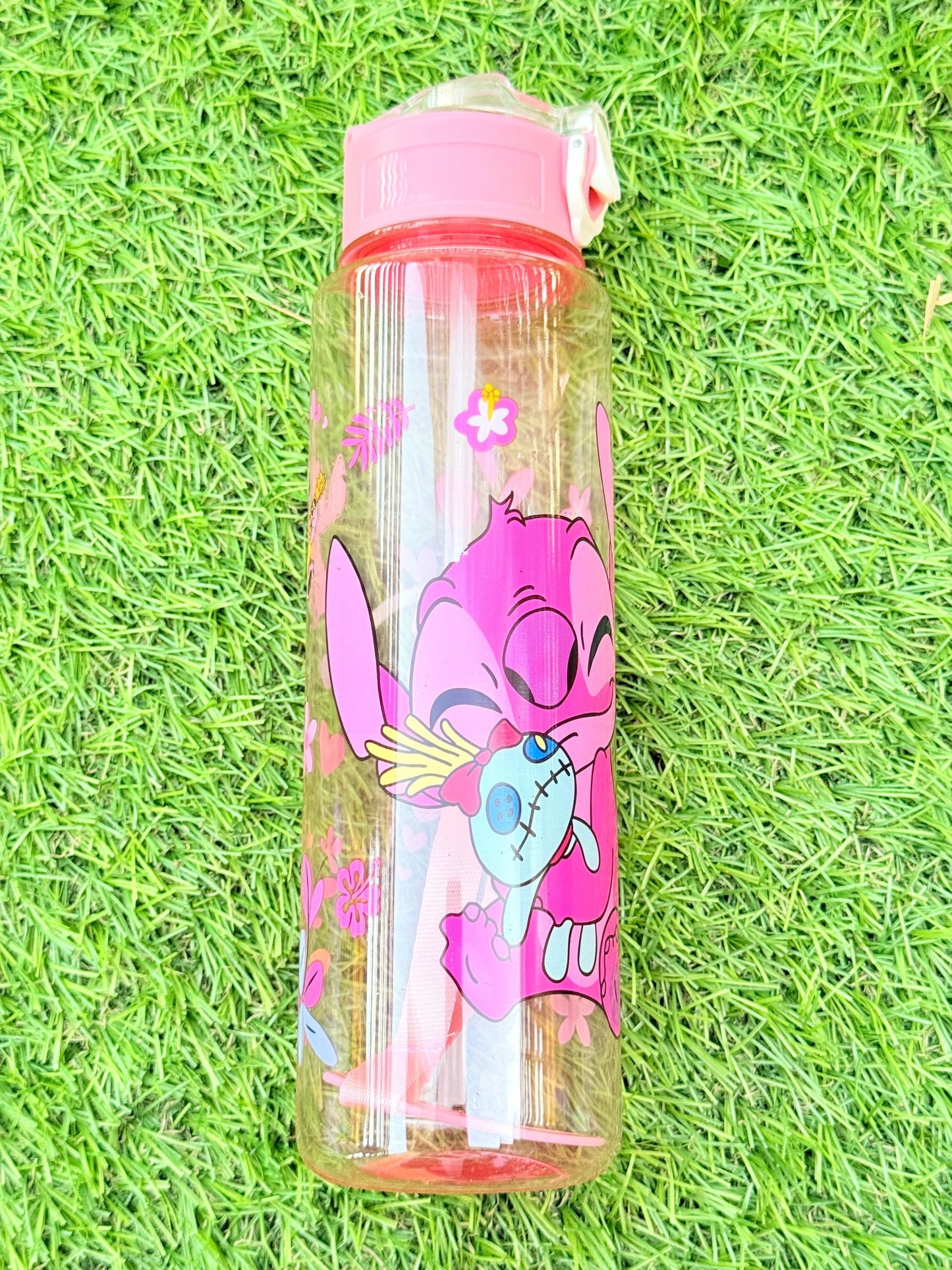 Stitch Kawaii Water Bottle: 650ml Leakproof Anime Drinkware