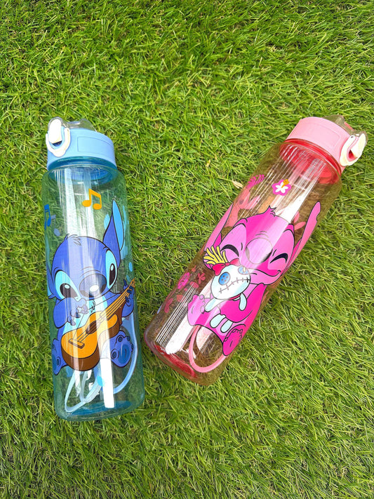 Stitch Kawaii Water Bottle: 650ml Leakproof Anime Drinkware