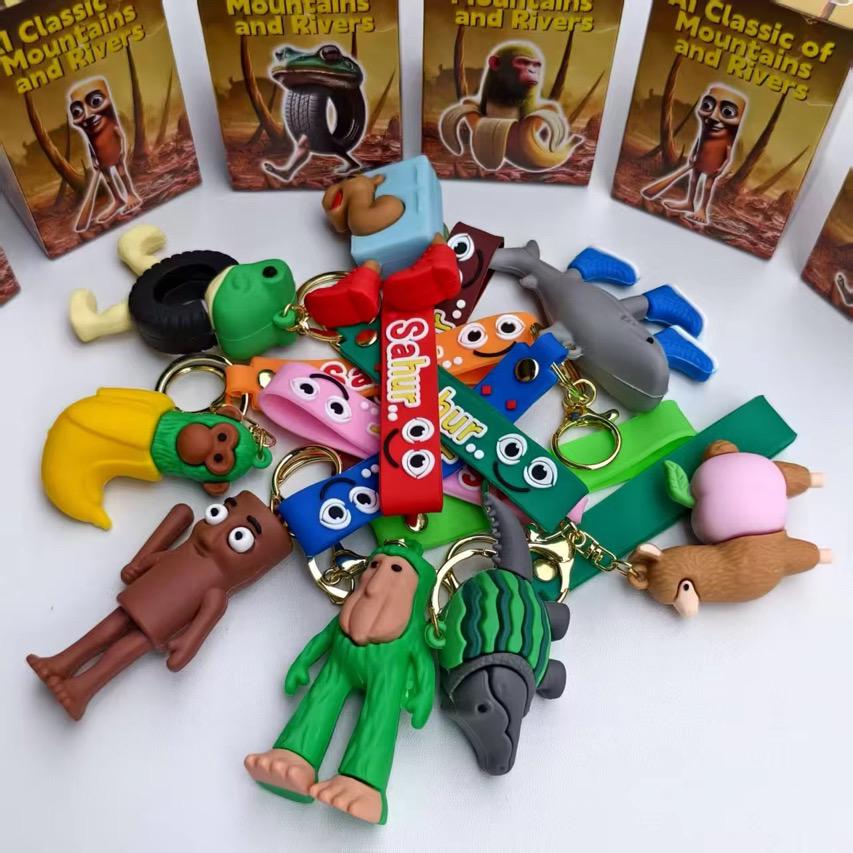 Italian Brainrot Figure Keyring Blind Box (Pack of 1)