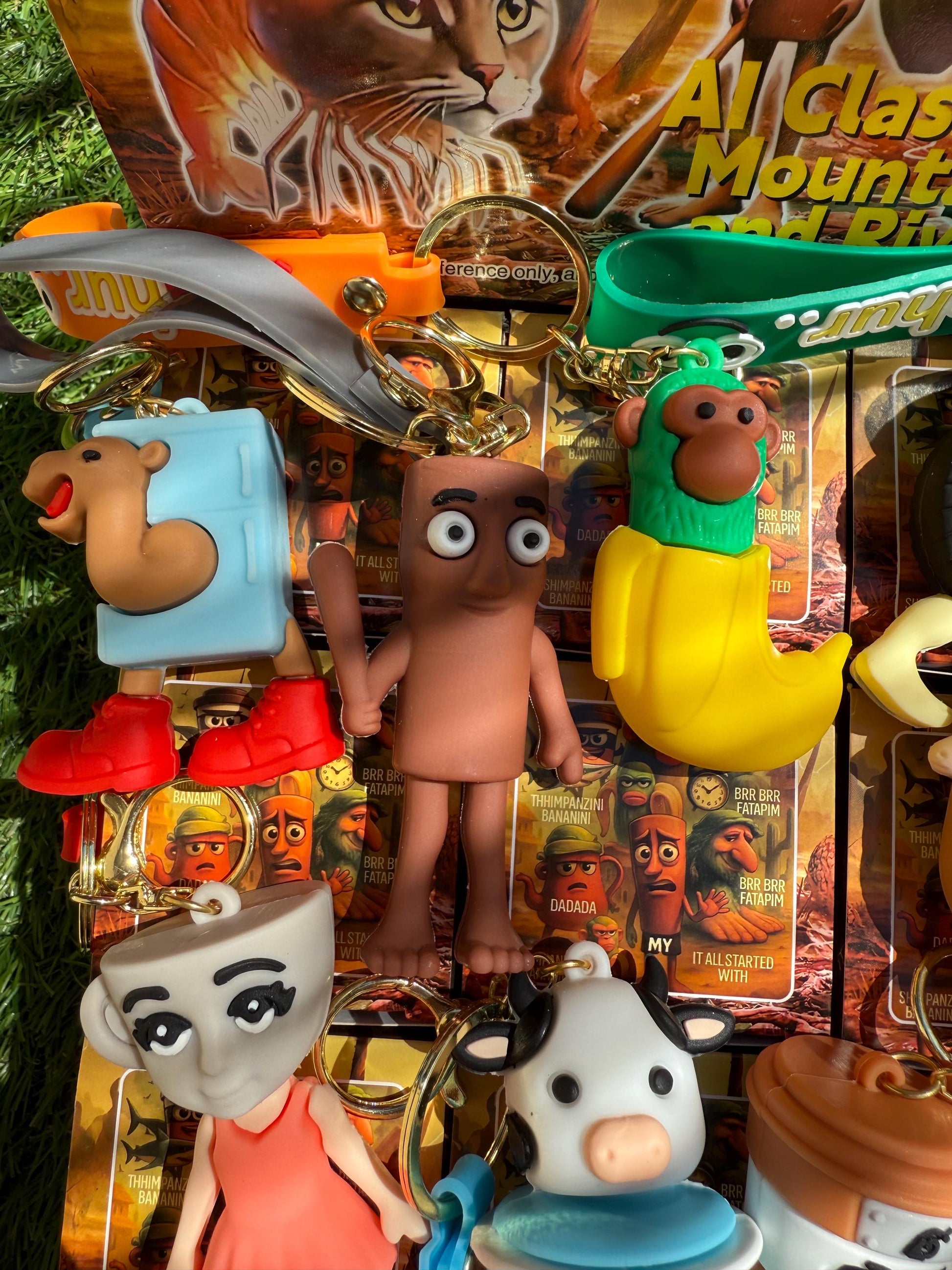 Italian Brainrot Figure Keyring Blind Box (Pack of 1)