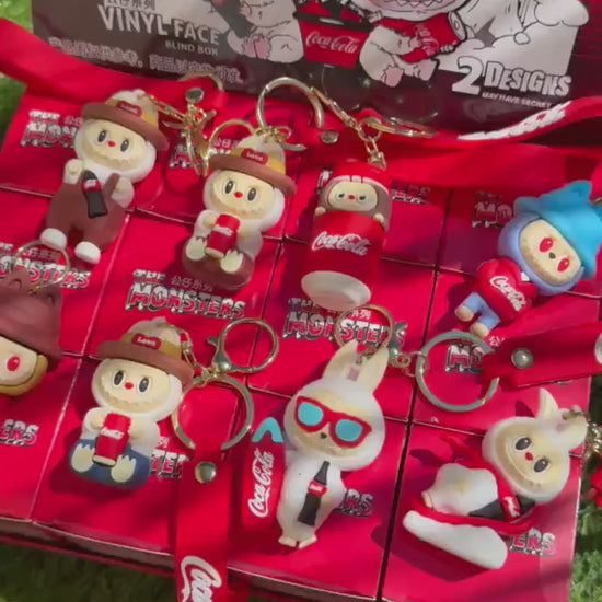 Labubu x Coca-Cola Keychain: Cola Series vinyl Blind Box  (Pack of 1)