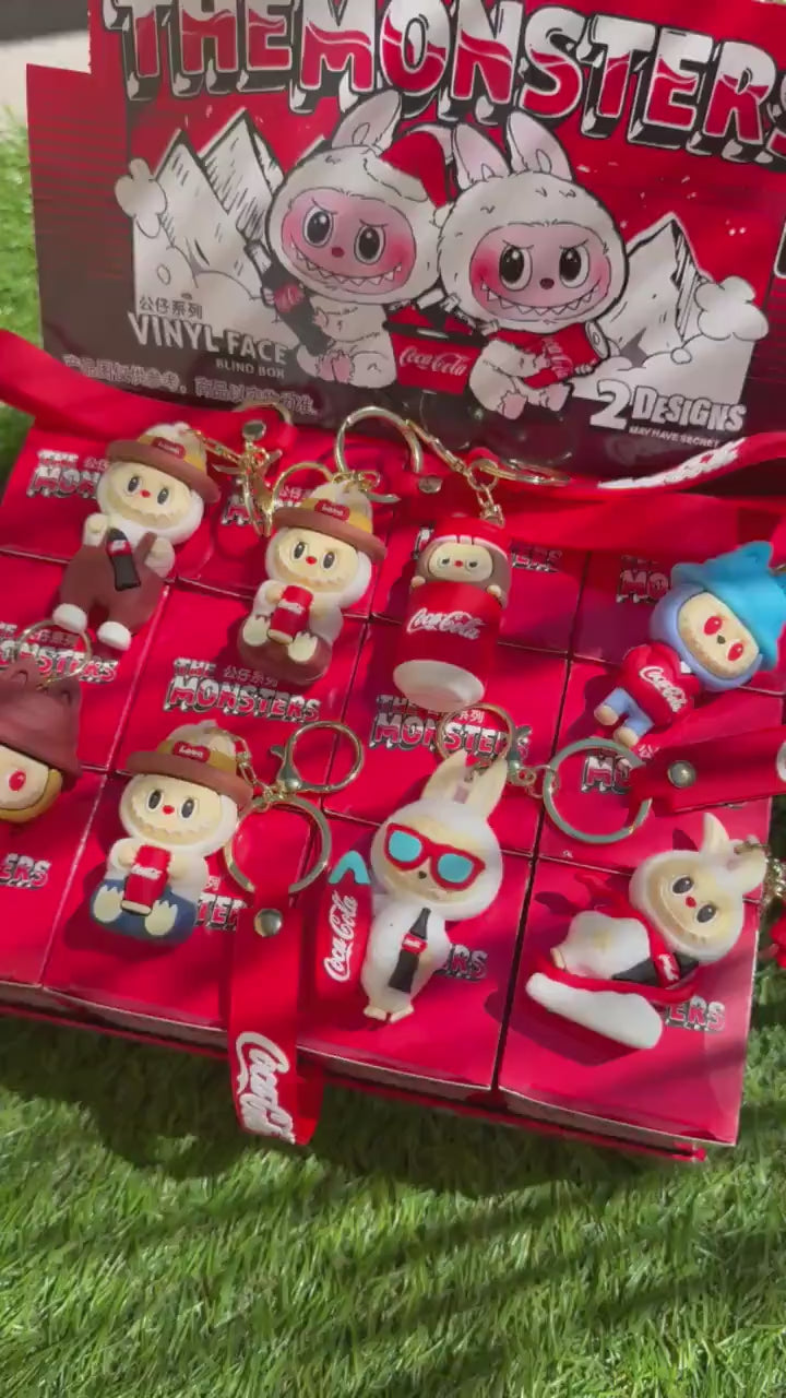 Labubu x Coca-Cola Keychain: Cola Series vinyl Blind Box  (Pack of 1)
